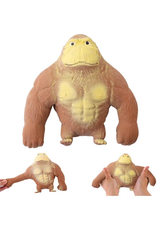 Gorilla Monkey Toys, Elastic Latex Monkey, Stress Relief for Children and Adults, Creative Sensory Stress Relief Toys - Image 1