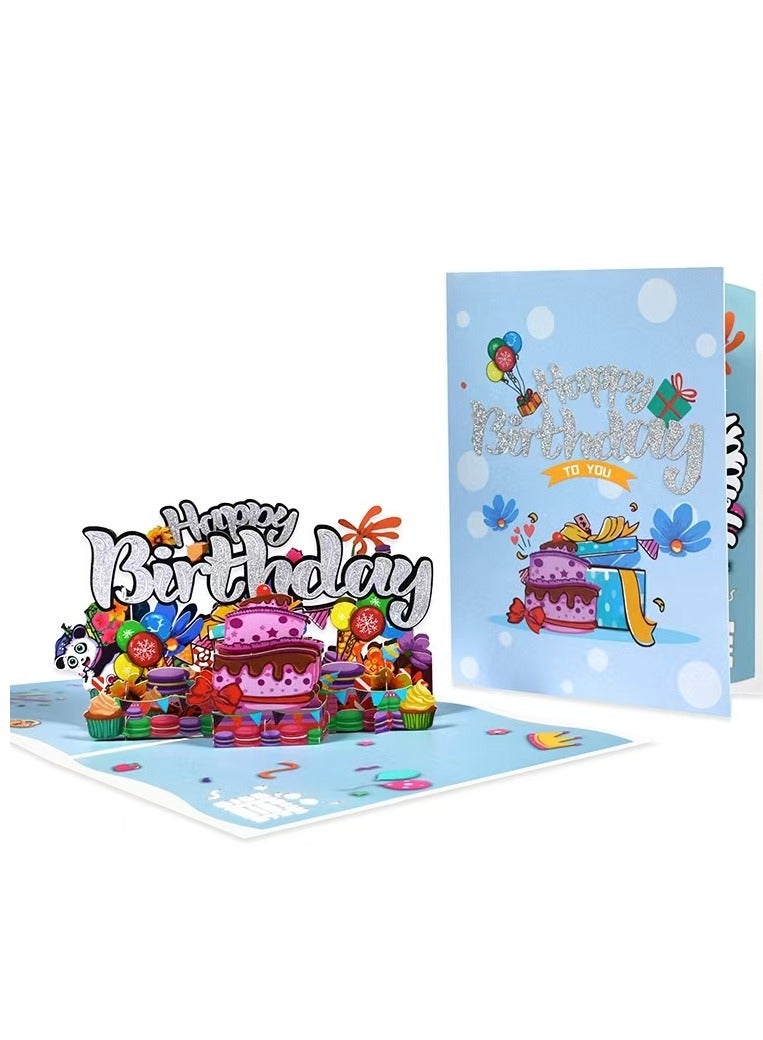 3D Pop Up Birthday Card, Greeting Card, Birthday Gift for Mom, Women, Men, Kids, Dad, Father, Wife