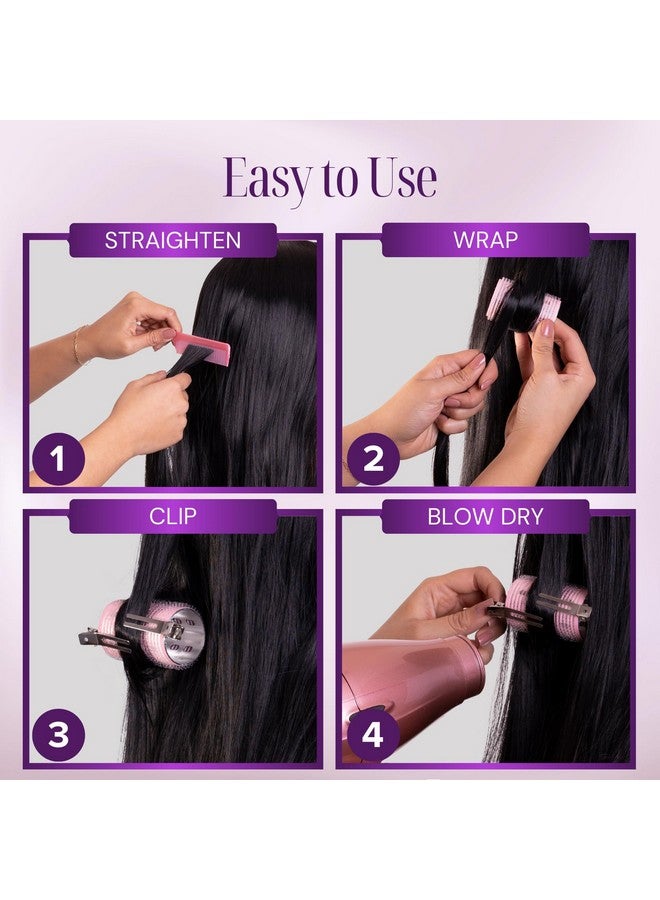 Asani Thermal Rollers For Hair 37 Self Grip Hair Rollers With 18 Clips And Styling Comb Aluminum Thermal Hair Rollers For Volume And Allday Curls For Short Medium And Long Hair (Small) - Image 5