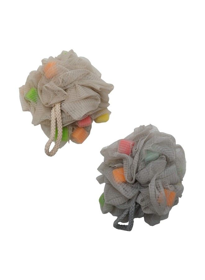 Store2508 Combo Pack Of Loofah Bath Washing Accessories Set Mb499A Multicolour (Pack Of 4) - Image 3