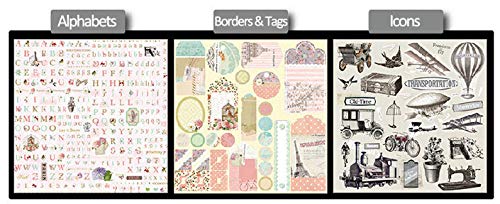 Qatalitic Pattern Design Printed Papers for Art & Craft (VS12004), Size: 12 X 12 Inch for Greeting Cardmaking & Project Book Making (24 Patterned Sheets + 3 Die Cut Sheets) Paper Designer Paper Pack - Image 3