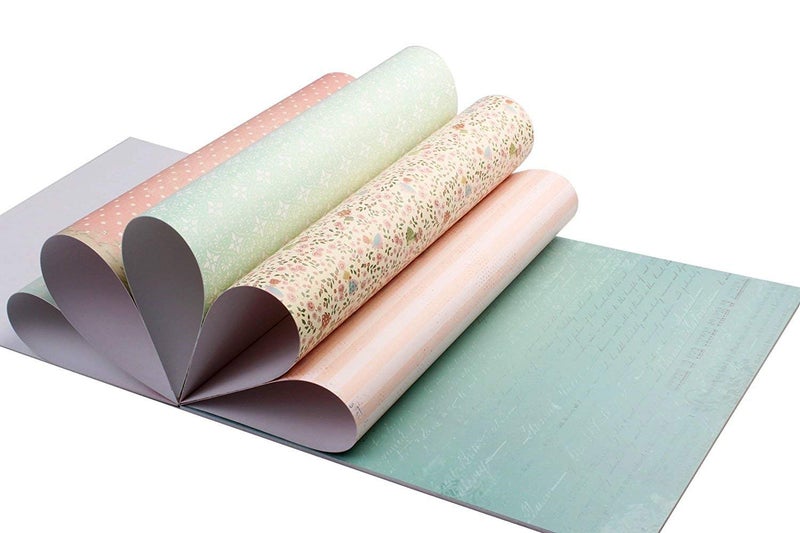 Qatalitic Pattern Design Printed Papers for Art & Craft (VS12004), Size: 12 X 12 Inch for Greeting Cardmaking & Project Book Making (24 Patterned Sheets + 3 Die Cut Sheets) Paper Designer Paper Pack - Image 2