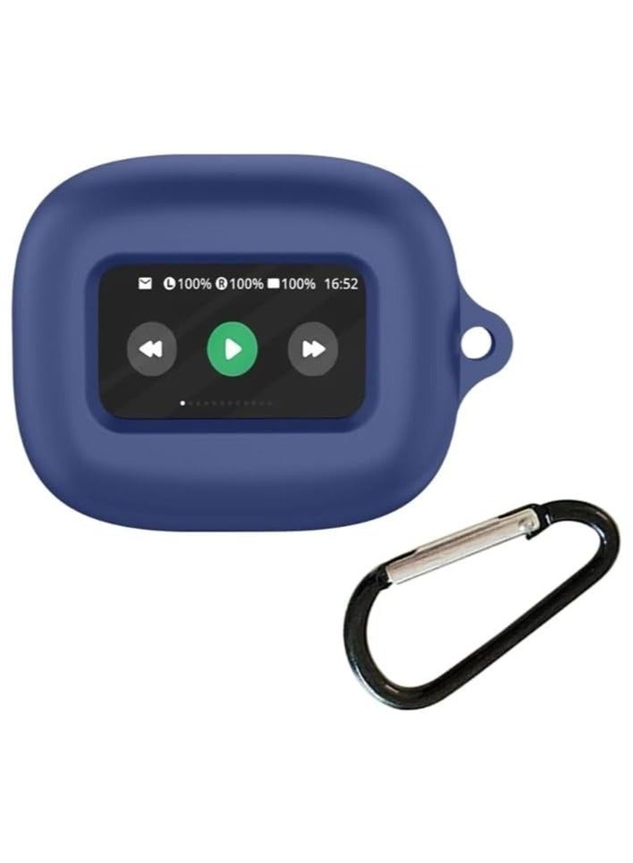 Silicone Protective Case for JBL Live Beam 3 with Keychain Cover (blue) - Image 1