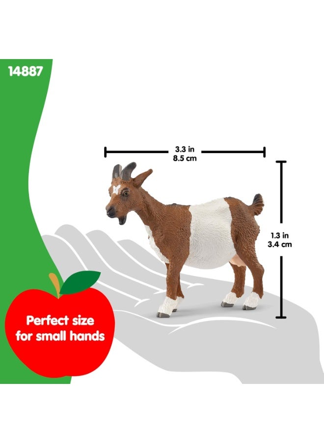 Schleich شلايش 14887 ماعز، من 3 سنوات، شخصية لعبة عالم المزرعة، 8 × 8 × 7 سم - Image 2
