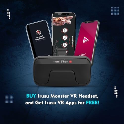 Irusu Monster VR Headset - Virtual Reality Headset with inbuilt Touch Button for Mobiles for VR Gaming | Learning | Virtual Experience. - Image 5