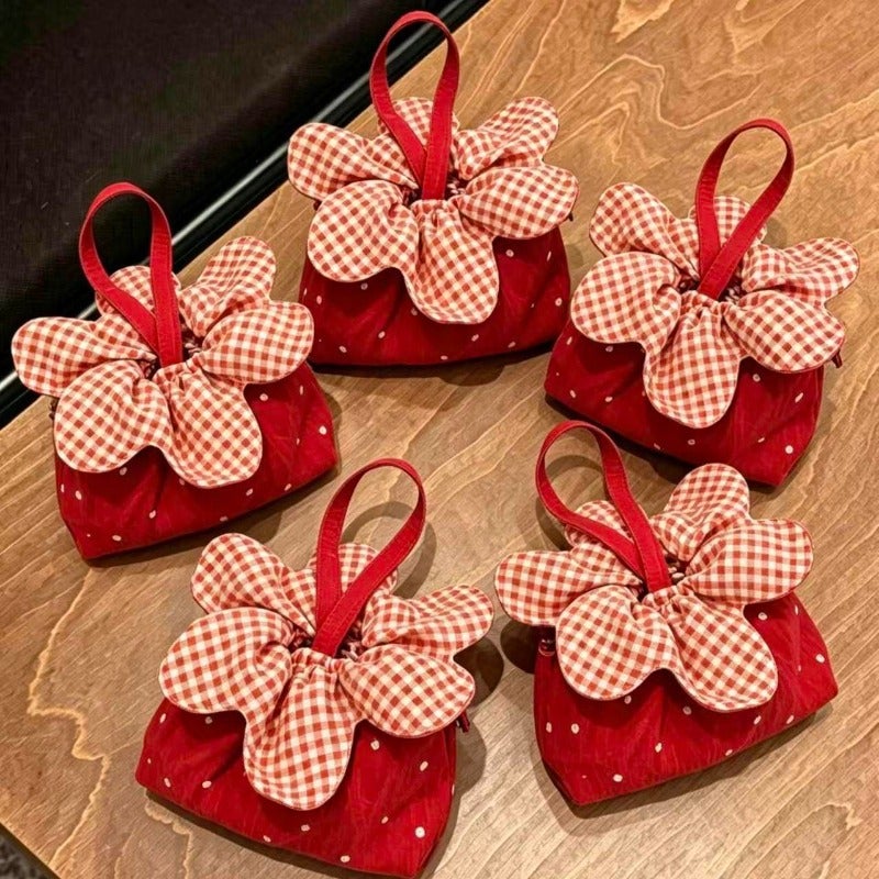 Floral Drawstring Handbag - Image 2