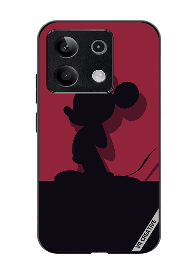 VR CREATIVE Protective Case Cover For Xiaomi Poco X6 Mickey Red Design Multicolour - Image 1