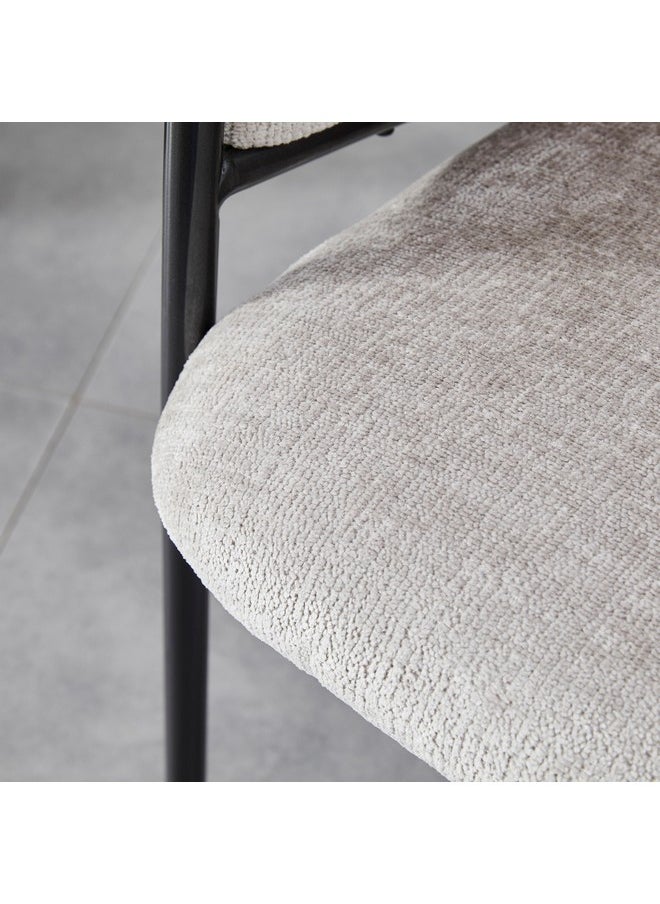Home Box Cullen Grace Fabric Dining Chair 81.5 x 60 x 67 cm  - Image 4