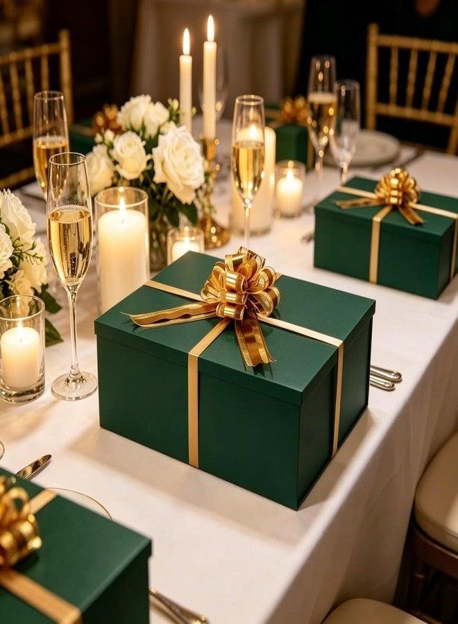 UoeRing Green Extra Large Gift Box 1Pcs 22x17x9 inch,luxury Gift Box with Lid for Presents Birthday Christmas Valentine's Day (Includes Pull Bows,Card,Envelope,Filler - Image 5