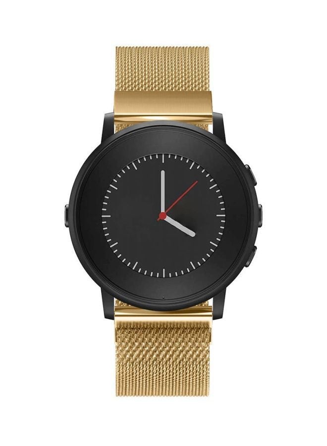 NIBEMINENT Replacement Strap For Smartwatch 20 mm Gold - Image 3
