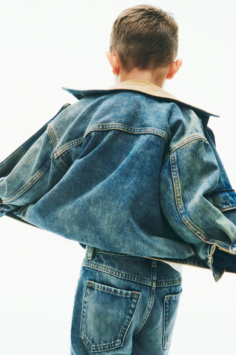 اتش اند ام Collared Denim Jacket