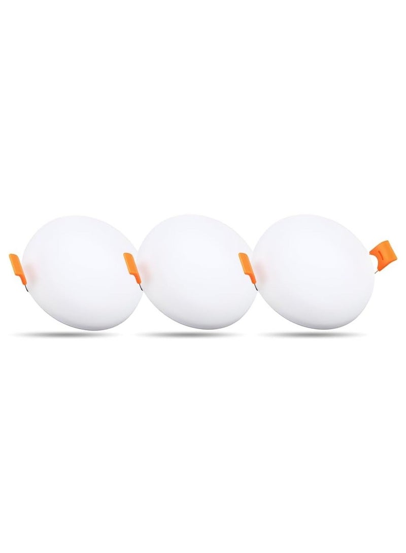 الروضة للإضاءة عدد 3 بلوفنيرة داخل 10 وات 3 اضاءة - اضاءة ( ابيض-ورم-كول )