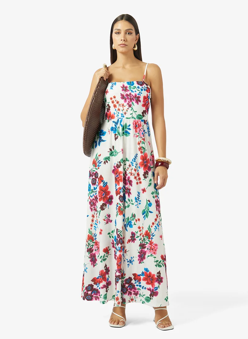 Ella  Floral Print Dress for Women | Best Price UAE