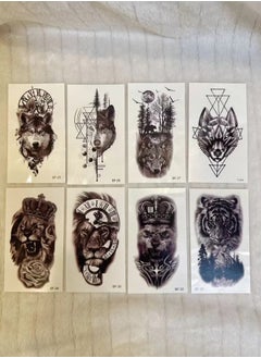 Generic Waterproof & Long-Lasting Black Temporary Tattoos - 30 Sheets of Animal & Floral Designs for Men and Women  - Image 4