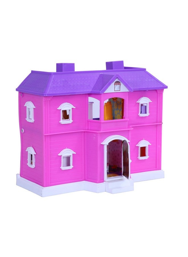 Toy Zone Toyzone Doll House (24 Pcs) | Play Set for Girls | Disney Doll House | Role Play Set| Doll House with Furniture| Doll House Play Set for Kids (Disney Princess My Country Doll House (24 Pcs)) - Image 1