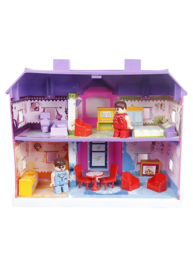 Toy Zone Toyzone Doll House (24 Pcs) | Play Set for Girls | Disney Doll House | Role Play Set| Doll House with Furniture| Doll House Play Set for Kids (Disney Princess My Country Doll House (24 Pcs)) - Image 2