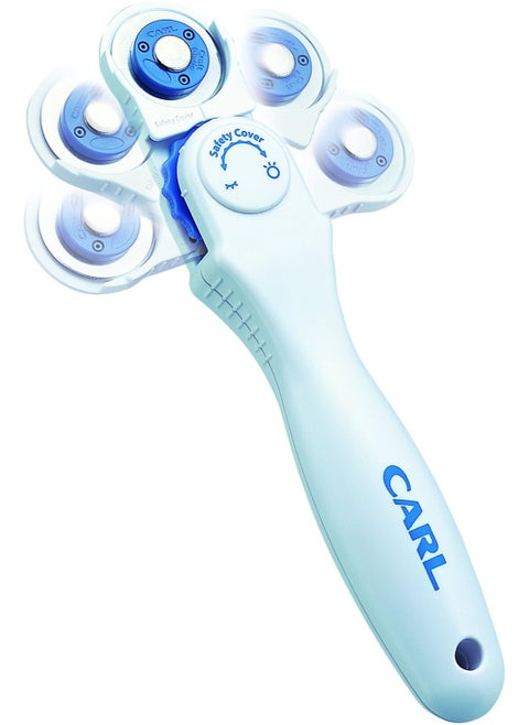 CARL, CC-10 Handheld Freeform Rotary Paper Trimmer, One Size, Ivory