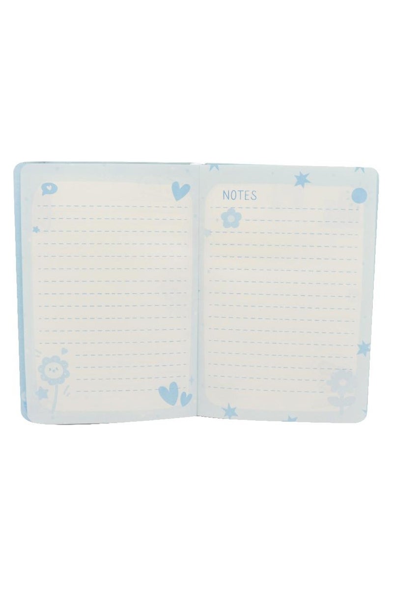 روكو دفتر ملاحظات زهرة مع كلمة "Cute" 13 × 18.5 سم 96 ورقة مسطر (صفحات ملونة) أخضر فاتح - Image 2