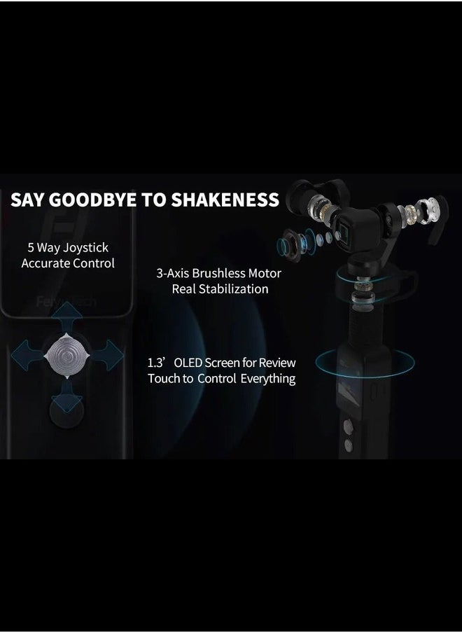 Pocket 2S 3-Axis Handheld Gimbal Camera with Advanced Stabilization and Enhanced Imaging Features