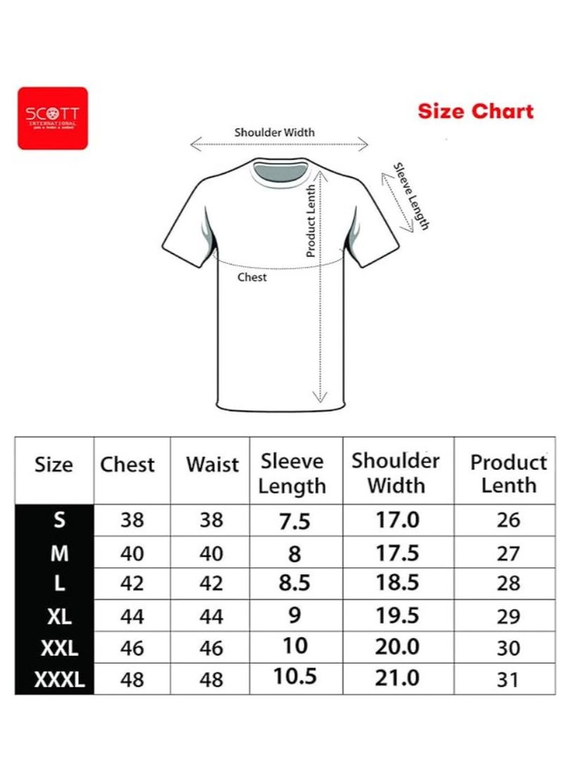 Scott International Men's Regular Fit T-Shirt Large Size  - Image 2