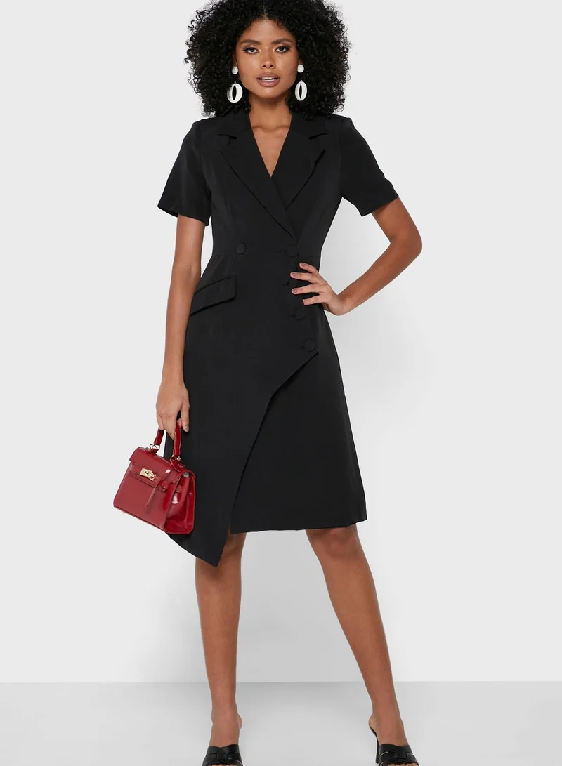 ELLA Asymmetrical Style Blazer Dress