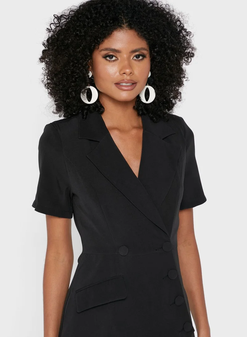 ELLA Asymmetrical Style Blazer Dress
