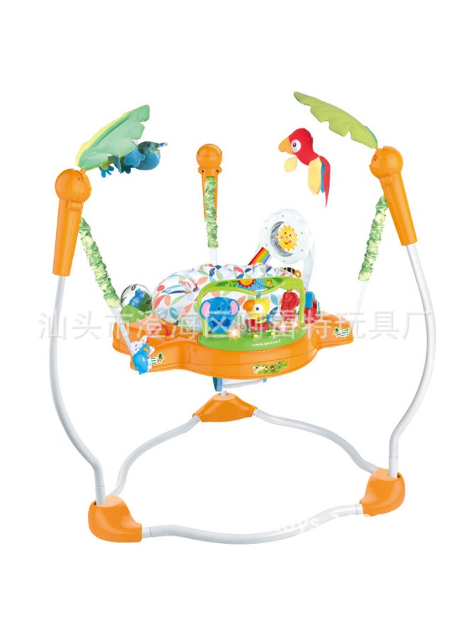 alt Baby Jumping Chair Multifunctional Music Lighting Jumping Chair Children's Fitness Rack Seat Swing Chair Game Table - Image 2