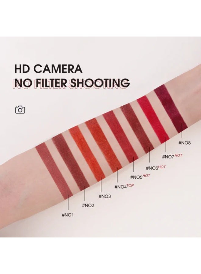 O.TWO.O Long Lasting Velvet Matte lipstick thin tube Lipstick High Saturation Lipstick - Image 3