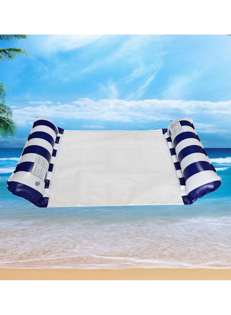 NIBEMINENT 4-in-1 Hammock Inflatable Pool Float, Multi-Purpose Pool Hammock (Saddle, Lounge Chair, Hammock, Drifter) Pool Chair, Portable Water Hammock - Image 1