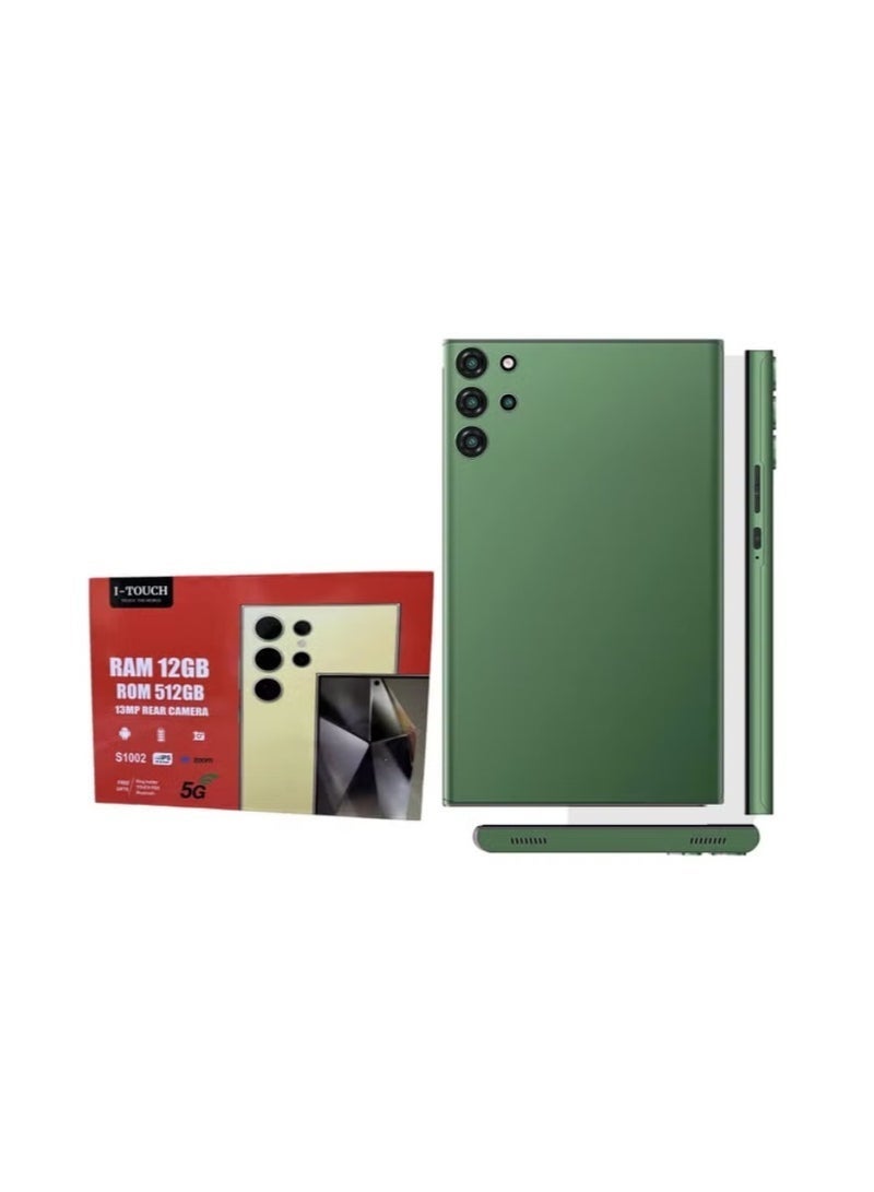 I-TOUCH تابلت ذكي ITouch S1002 10.1" أندرويد 13 – 12 جيجابايت رام، 512 جيجابايت روم، معالج MAL400، واي فاي 5G، شريحة مزدوجة LTE، بطارية 10000 مللي أمبير مع غلاف تابلت PU – بنفسجي - Image 3