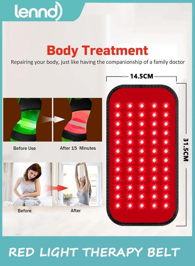 LENND Red Light Therapy Belt, Infrared Light Therapy for Body, Wearable Wrap with Timer for Back Shoulder Waist Muscle Pain Relief, Improve Joint Inflammation, Red Light Therapy for Body ﻿ - Image 5