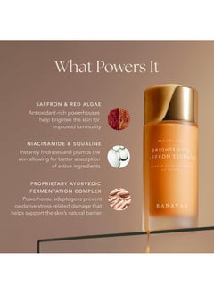 RANAVAT BOTANICS RANAVAT Radiant Rani Brightening Saffron Facial Essence - Hydrating Milk Toner Formulated with Niacinamide & Squalane to Moisturize & Calm Skin - Helps Improve The Appearance of Dark Spots (100ml)  - Image 5