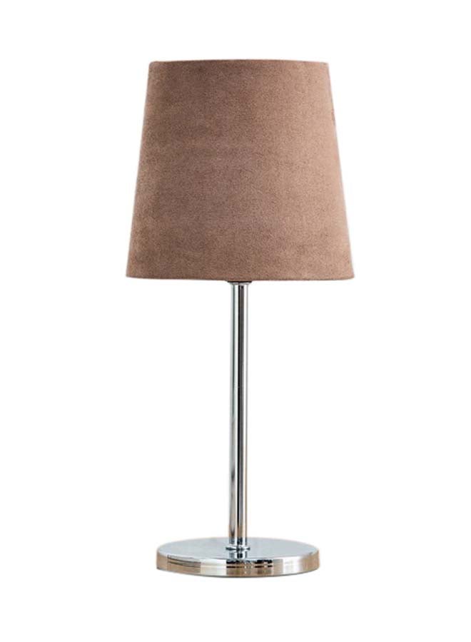 Home Box Marbella Metal Table Lamp with Velvet Shade 31.5 cm  - Image 1