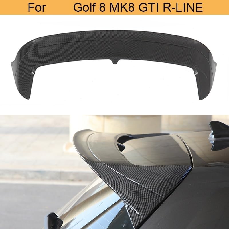QASULER Car Rear Roof Spoiler for VW Golf 8 MK8 GTI - Image 2