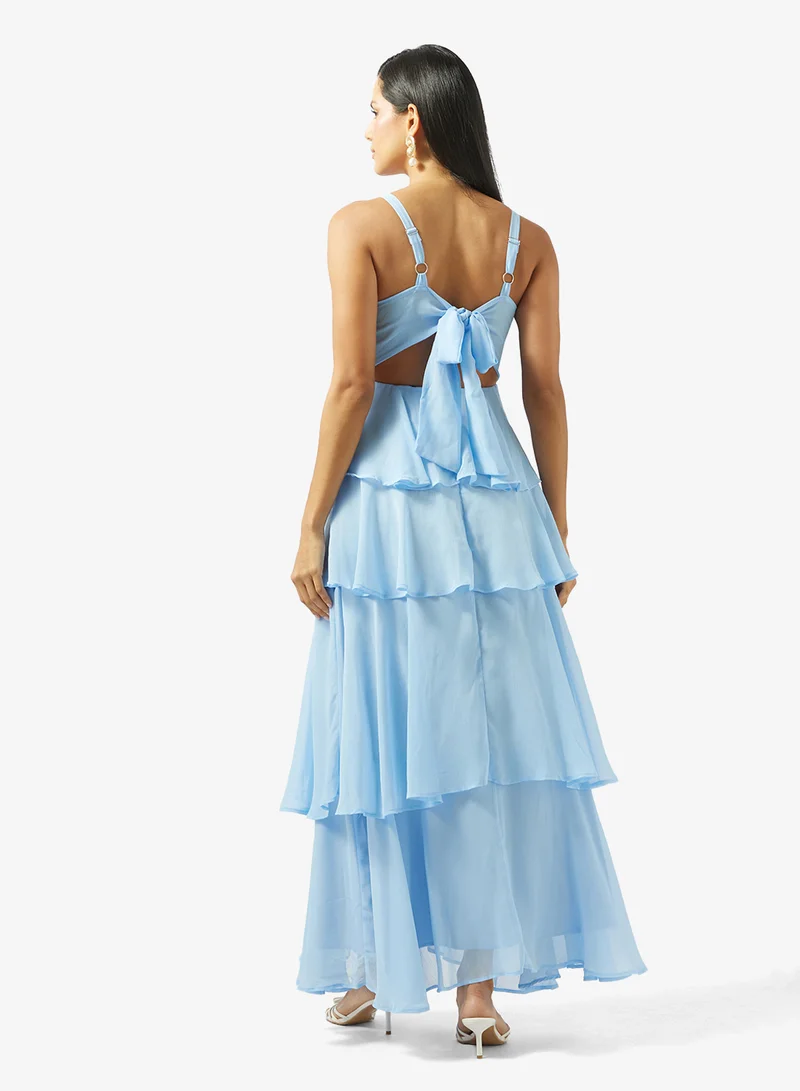 ELLA Summer Dress With Tie Up Detail