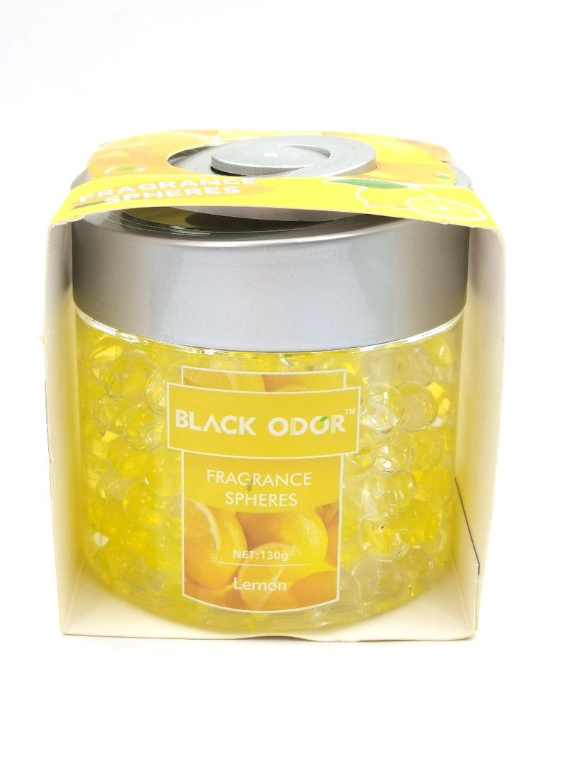 معطر جو برائحة الليمون من بلاك أودور، 130 جرام، عطر يدوم طويلًا للمنزل والحمام وخزائن الملابس ولوحة قيادة السيارة BO-10 - Image 4