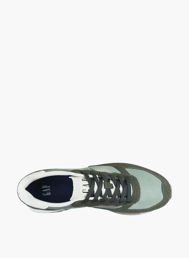 Gap OLIVE Men Osaka Lace-Up Sneakers for Men | Best Price UAE