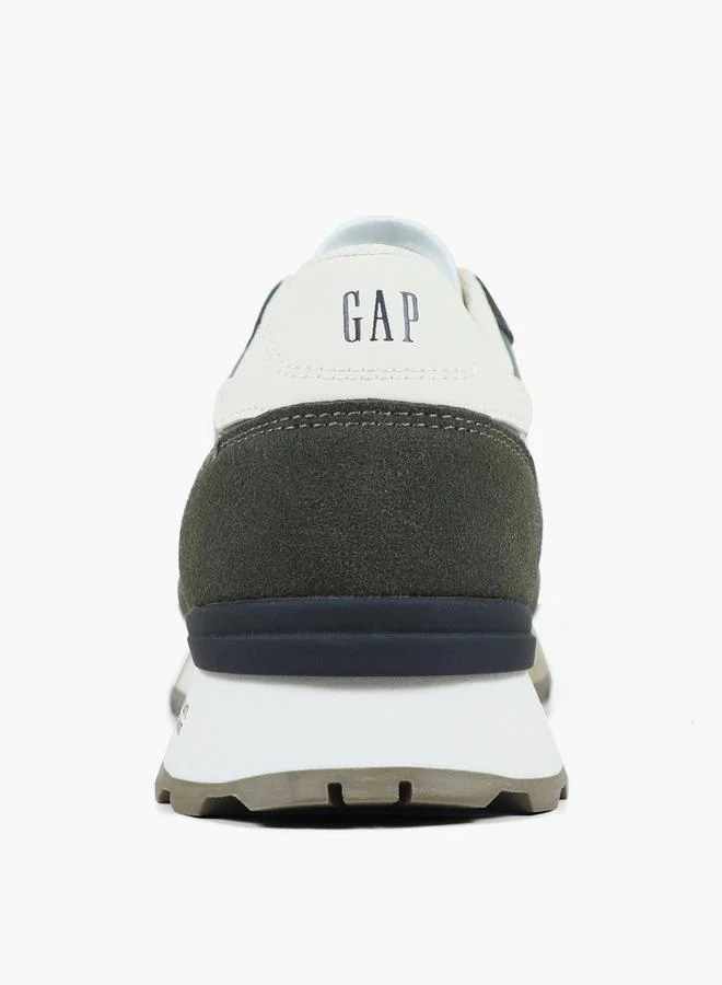 Gap OLIVE Men Osaka Lace-Up Sneakers for Men | Best Price UAE