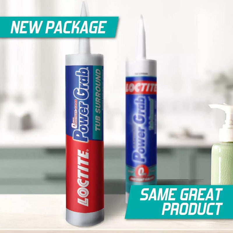 Loctite لاصق بناء محيط حوض الاستحمام باور جرب، 9 أونصة سائلة، عبوة واحدة - Image 5