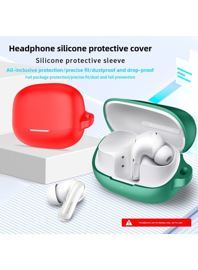 For Xiaomi Buds5pro Headset Protective Cover Xiaomi Bluetooth Earphone Case Charging Bin Dust-proof Silicone Protective Cover-Color:Black-Model:Xiaomi Buds 5 Pro [naked Case]  - Image 5