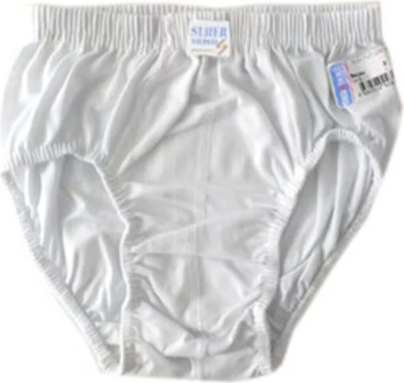 سيهر 6 Pieces White Color Child Slip Briefs