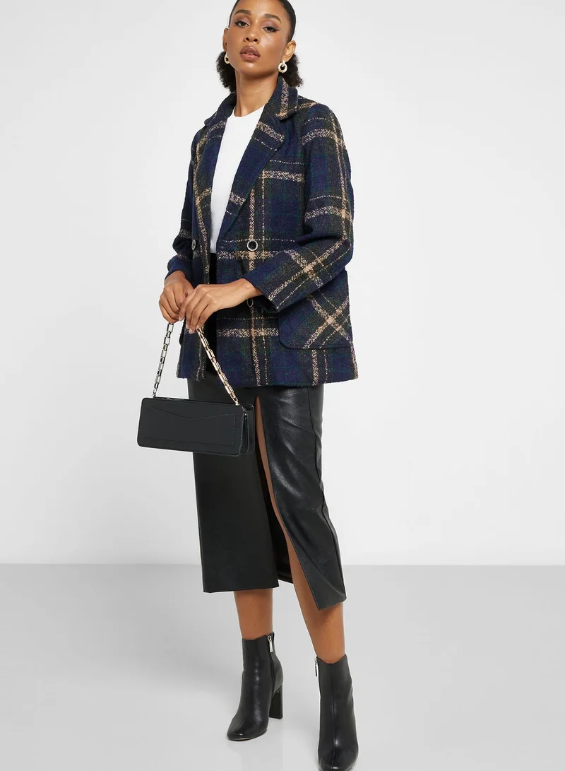 ELLA Checkered Blazer