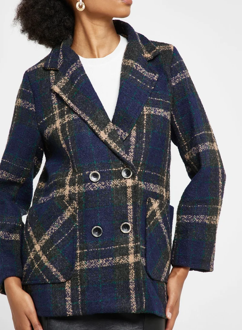 ELLA Checkered Blazer