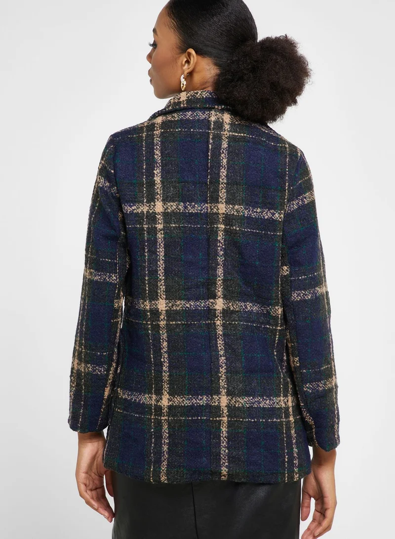 ELLA Checkered Blazer