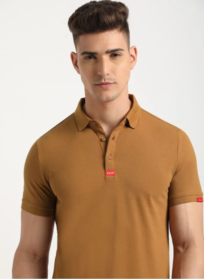 THE BEAR HOUSE Men's Polo Shirt for Casual & Semi-Formal Wear | Classic Collar Neck T-Shirt | Comfortable, Stylish & Versatile for Office, Travel, Outings & Everyday Use