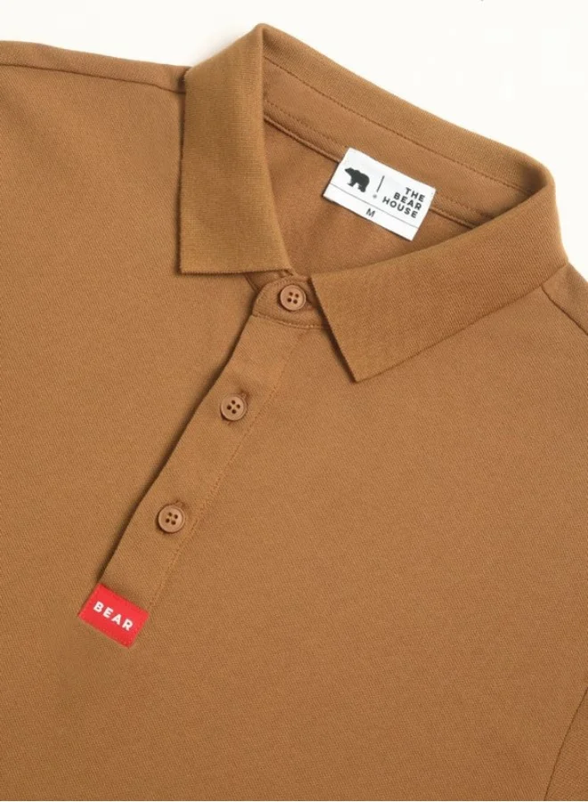 THE BEAR HOUSE Men's Polo Shirt for Casual & Semi-Formal Wear | Classic Collar Neck T-Shirt | Comfortable, Stylish & Versatile for Office, Travel, Outings & Everyday Use