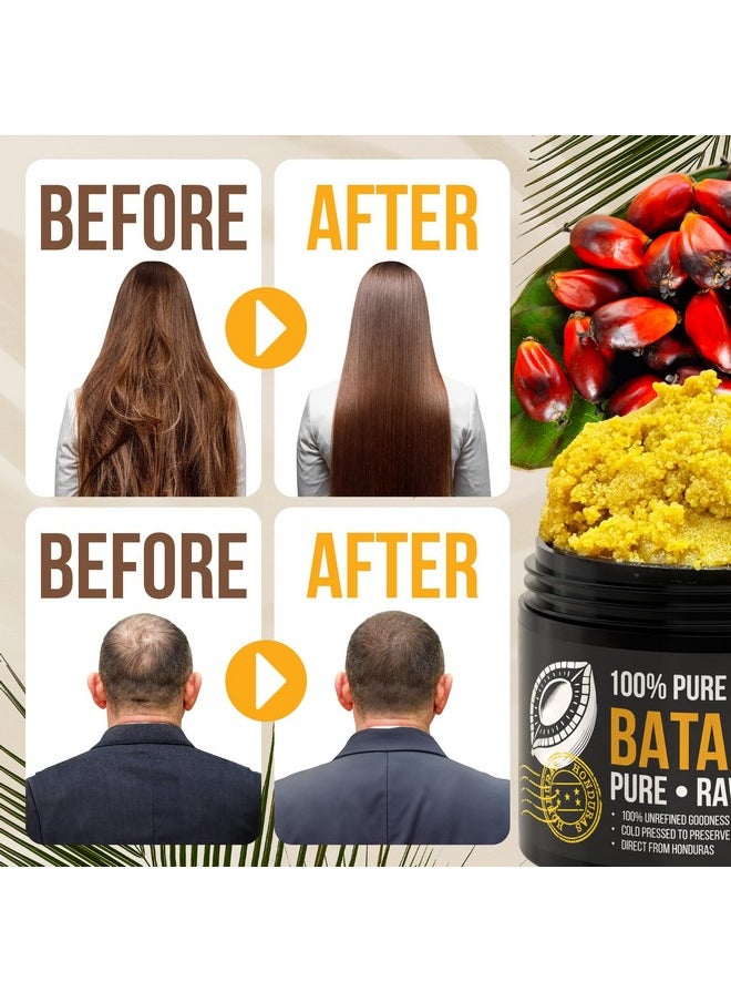 Vie Naturelle Vie Naturelle 100% Pure Batana Oil for Hair Growth from Honduras - Organic Raw Unrefined - Natural Moisturizer for Skin & Hair - Traditionally Cold-Pressed from Honduran Palm Nut  - Image 4