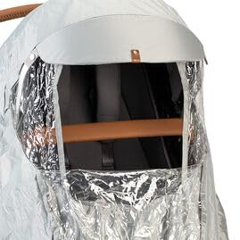 Joolz Rain Cover for Day Day2 Day3  Day Strollers  Windproof Waterproof  Compact Baby Travel Shield for Sun Dust Snow  Rain Protection  Easy to Store Clear  WaterRepellent  Grey - Image 5
