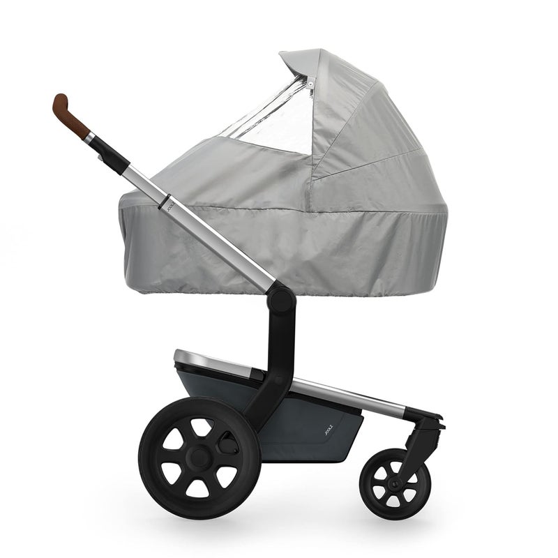 Joolz Rain Cover for Day Day2 Day3  Day Strollers  Windproof Waterproof  Compact Baby Travel Shield for Sun Dust Snow  Rain Protection  Easy to Store Clear  WaterRepellent  Grey - Image 1