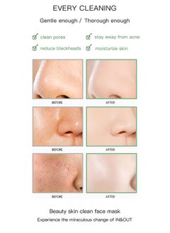 ibcccndc Green Tea Mask Stick for Face,Green tea deep cleanse mask, Green tea mask stick Blackhead Remover  - Image 5